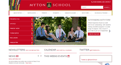 Desktop Screenshot of mytonschool.co.uk