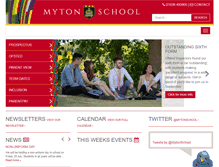 Tablet Screenshot of mytonschool.co.uk